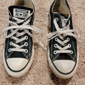 Converse Black and White All Star Sneakers